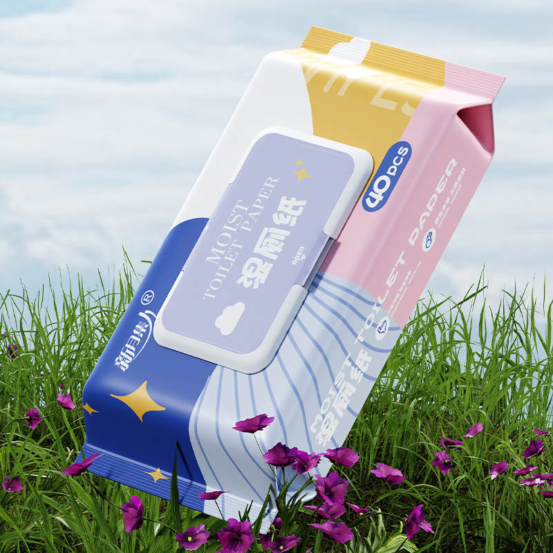 40 pieces of New Moon Moisturizing Toilet Paper