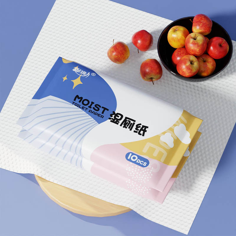 10 pieces of New Moon Moisturizing Toilet Paper