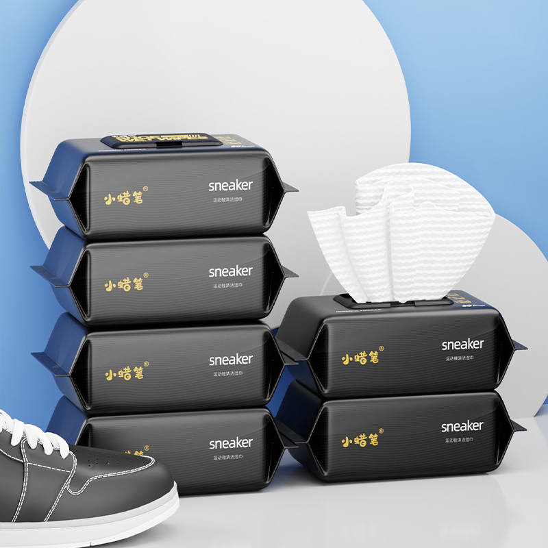 80 pieces of Crayon Shoe Wipes