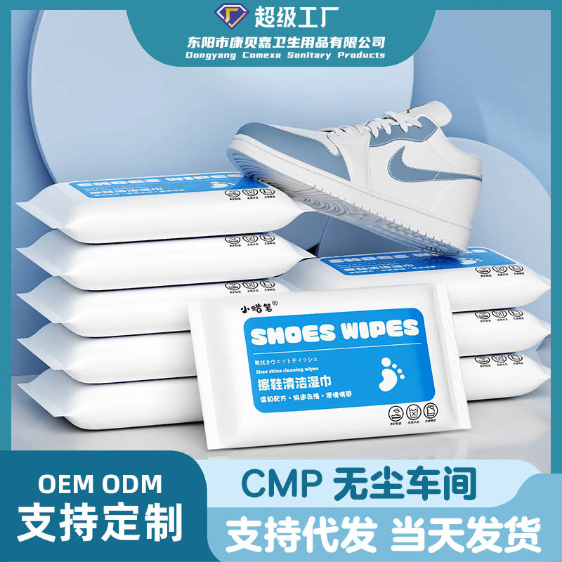 12 pieces of Crayon Shoe Wipes