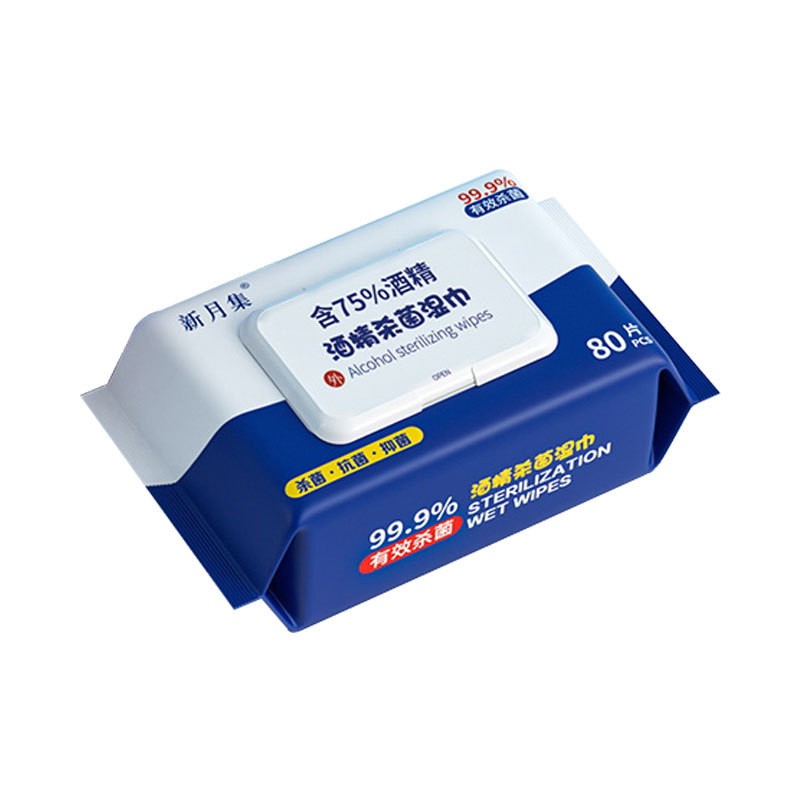 New Moon Collection 80 Alcohol Extraction Wet Wipes