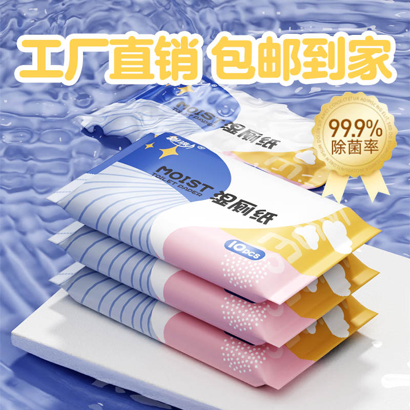新月集湿厕纸10片